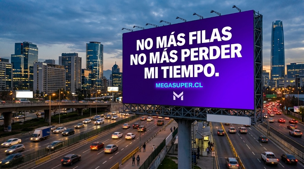 Gigantografías MEGASUPER.CL en Autopistas